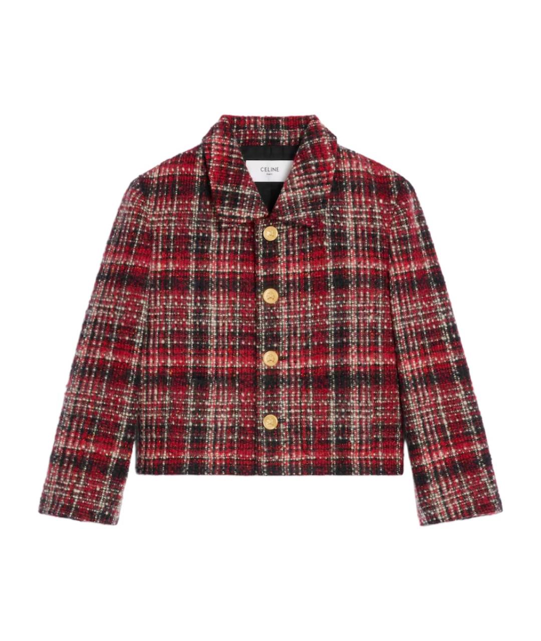 CELINE Мульти шерстяной жакет/пиджак, фото 1