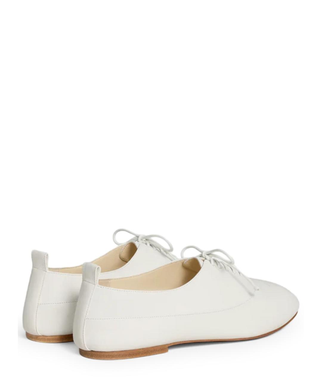 CELINE Белые кожаные ботинки, фото 3