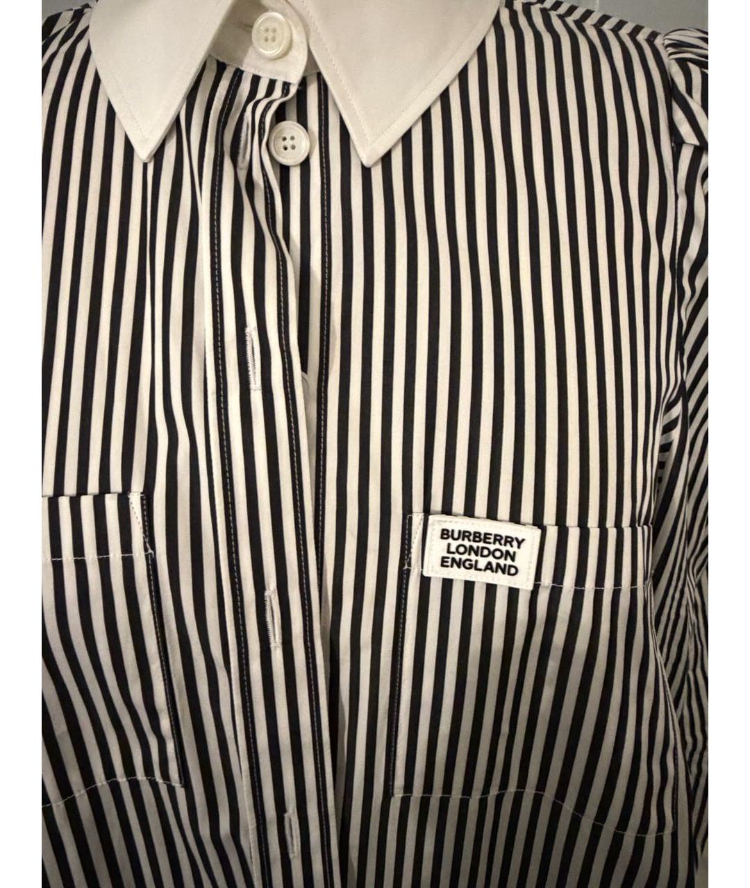 BURBERRY Белая хлопковая рубашка, фото 3
