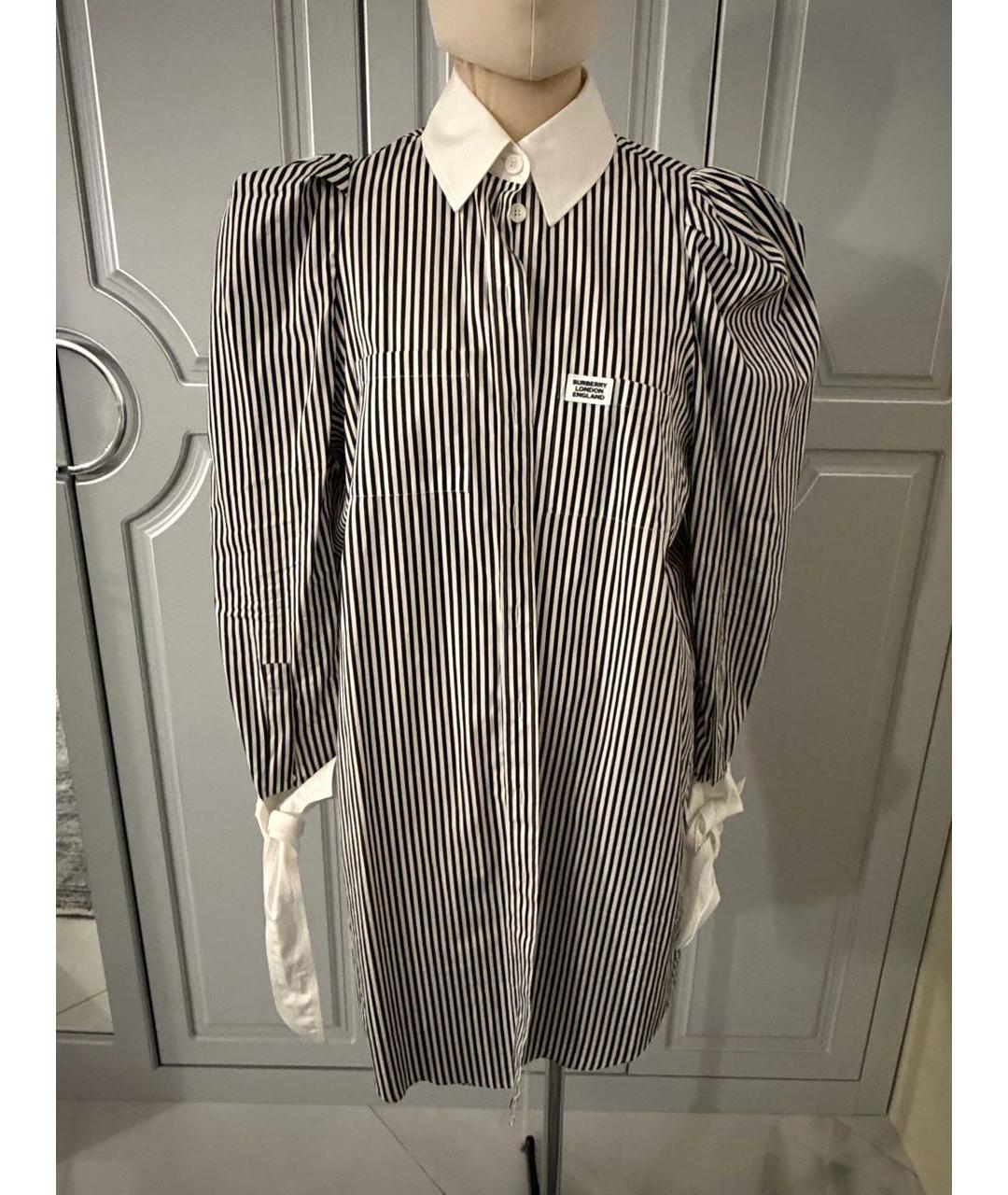 BURBERRY Белая хлопковая рубашка, фото 5