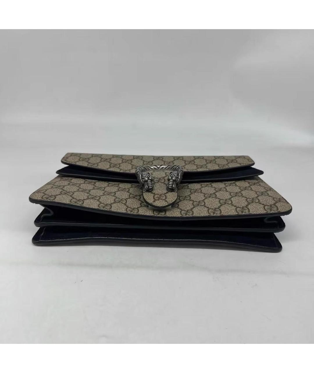 GUCCI Черная замшевая сумка через плечо, фото 5