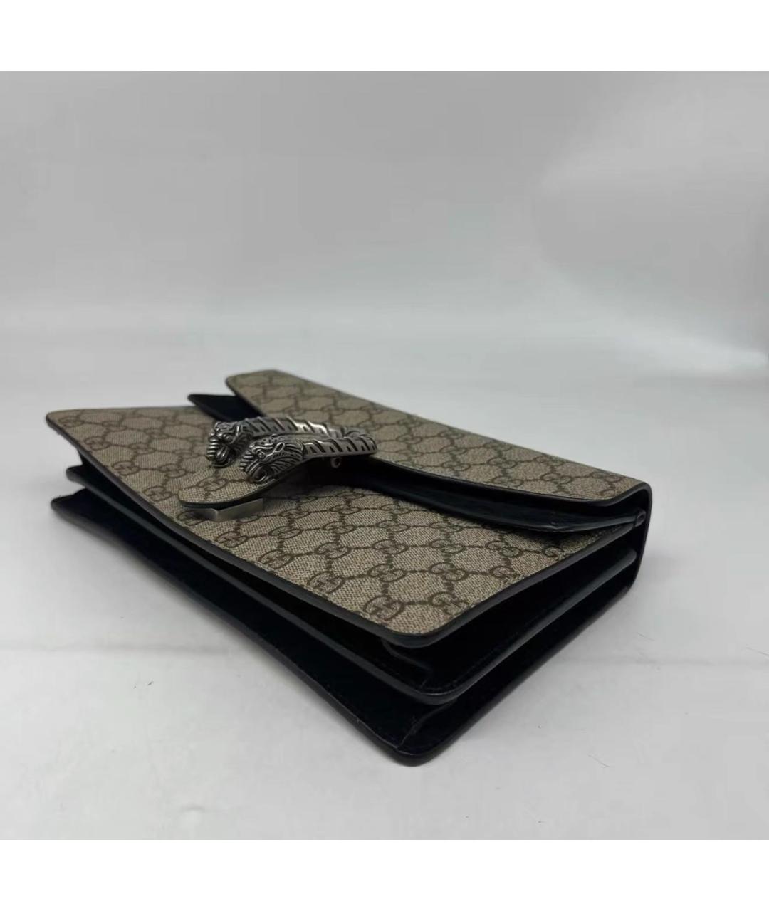 GUCCI Черная замшевая сумка через плечо, фото 6