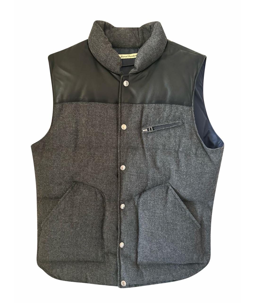 ACNE STUDIOS Серый шерстяной жилет, фото 1