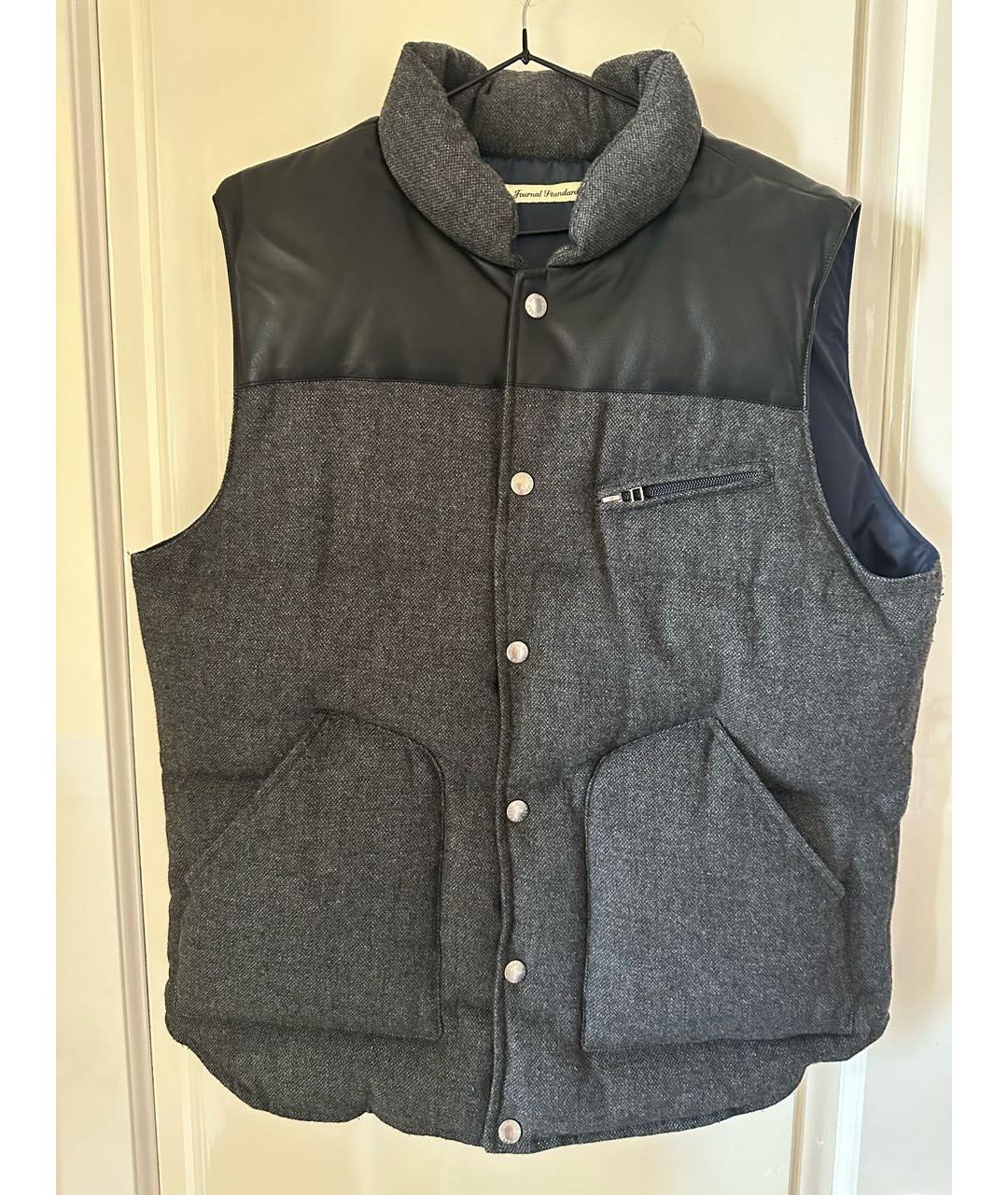 ACNE STUDIOS Серый шерстяной жилет, фото 5