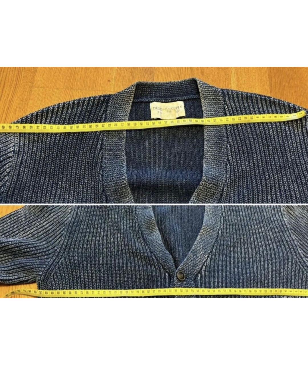 POLO RALPH LAUREN Темно-синий хлопковый кардиган, фото 6