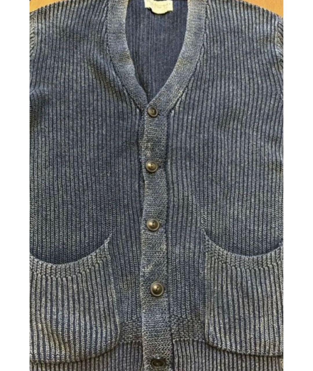 POLO RALPH LAUREN Темно-синий хлопковый кардиган, фото 3