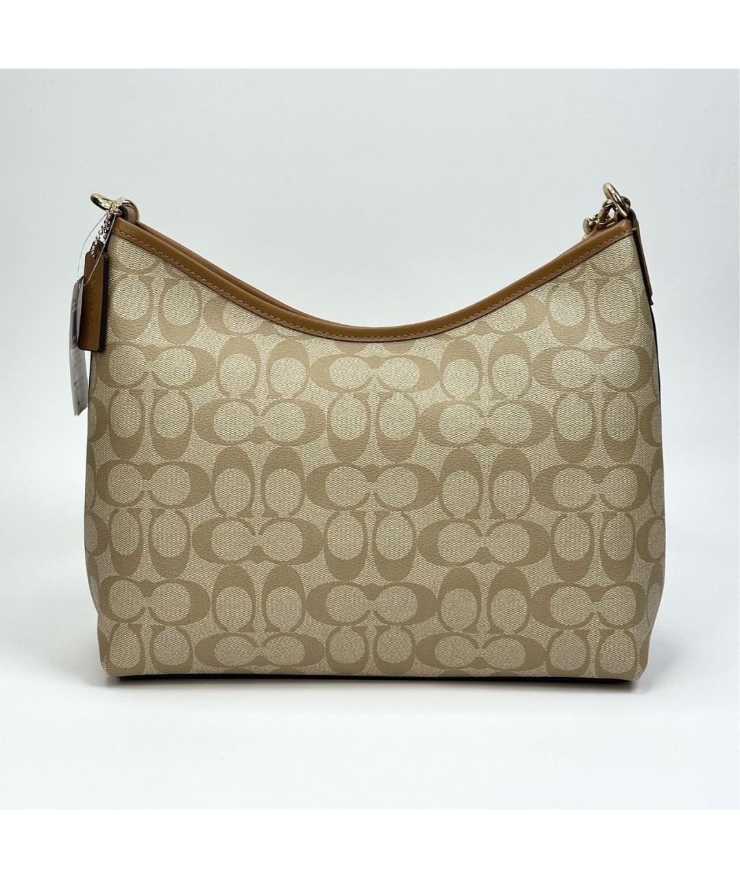 COACH Бежевая сумка тоут, фото 3