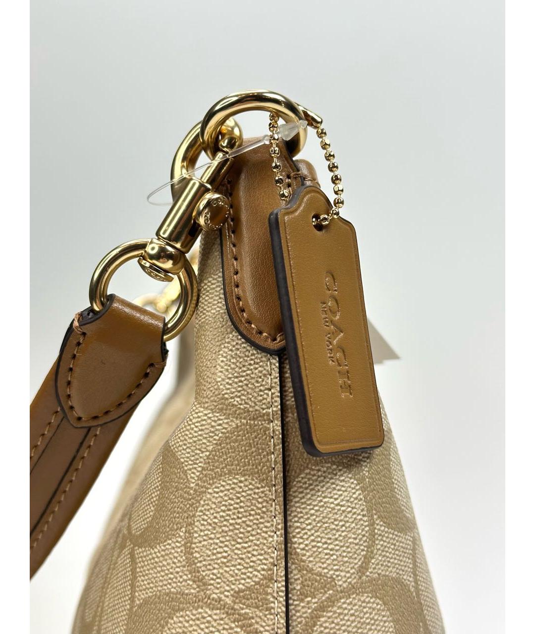 COACH Бежевая сумка тоут, фото 5