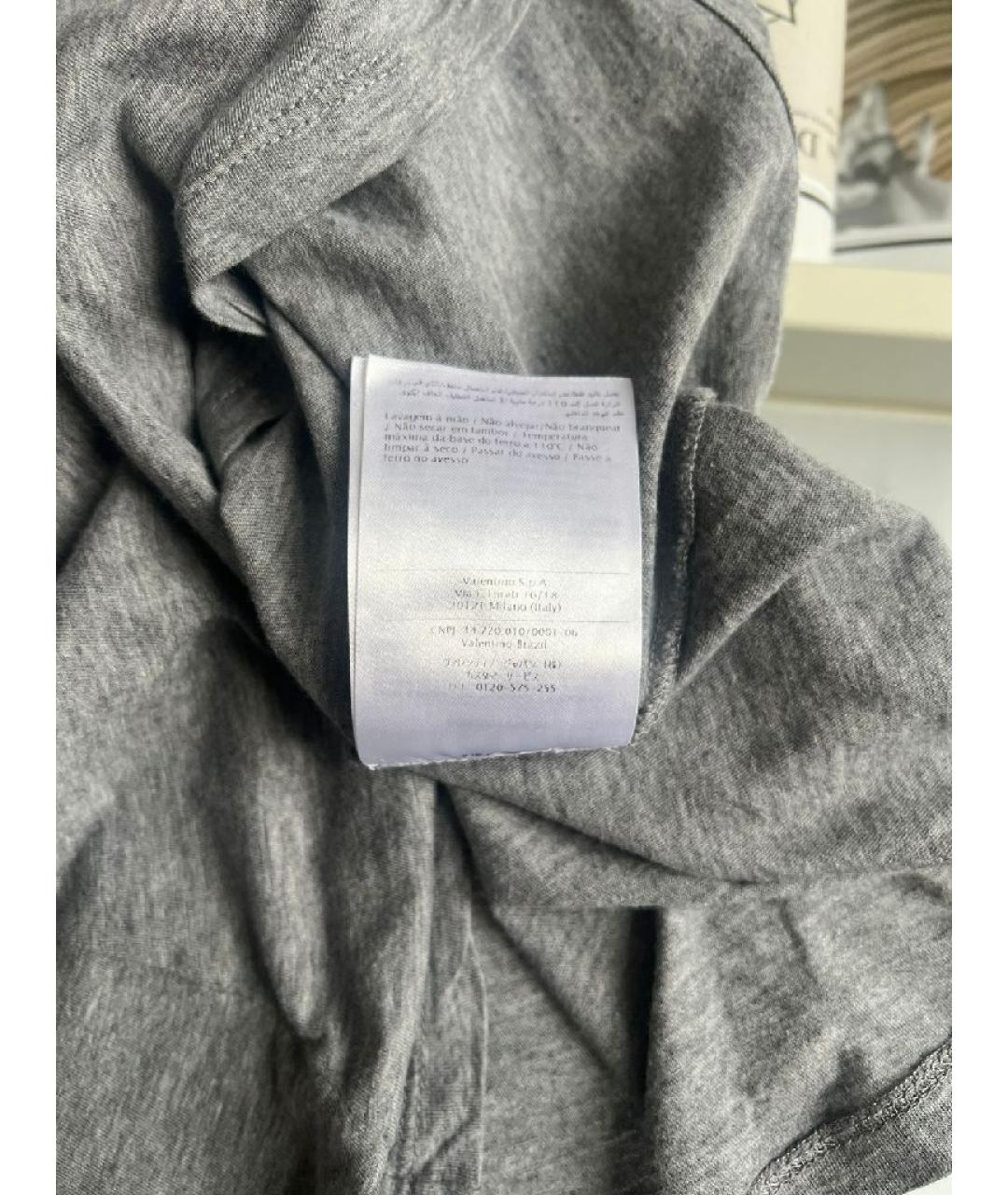 VALENTINO Серая футболка, фото 7