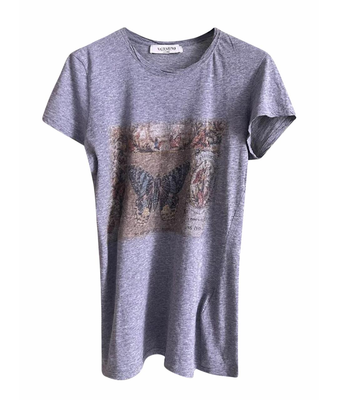 VALENTINO Серая футболка, фото 1