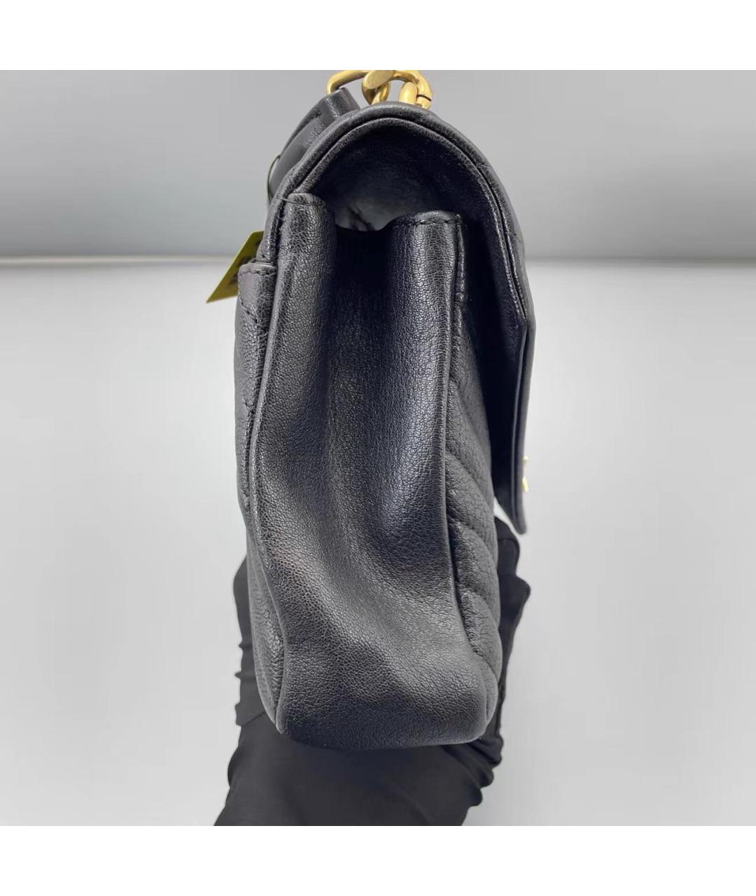 SAINT LAURENT Черная кожаная сумка через плечо, фото 4