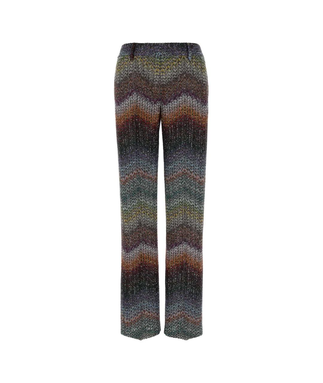 MISSONI Мульти вискозные прямые брюки, фото 1