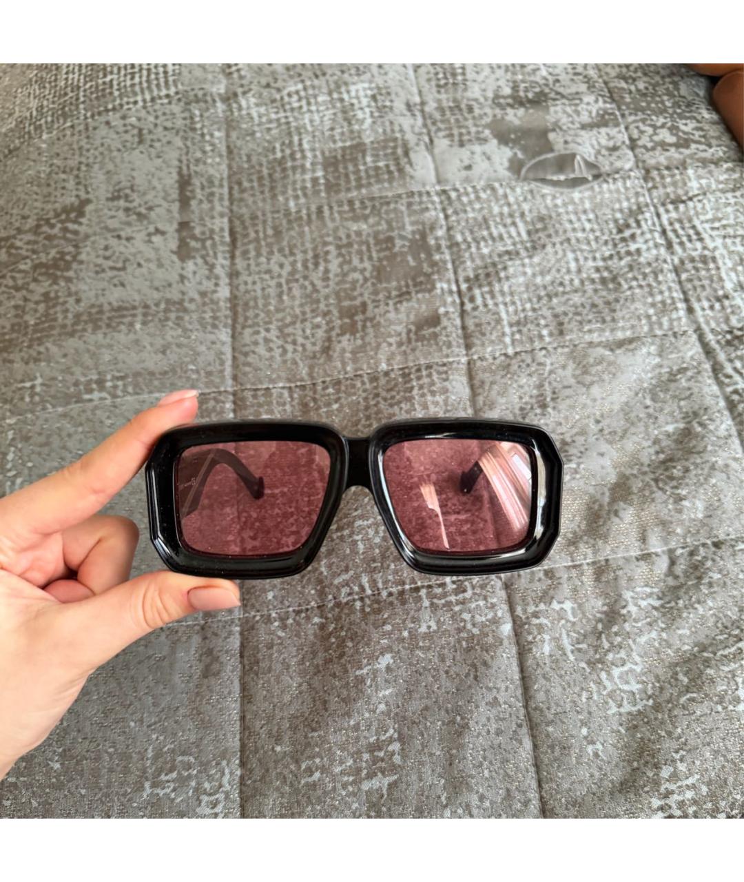 LOEWE Розовые пластиковые солнцезащитные очки, фото 4