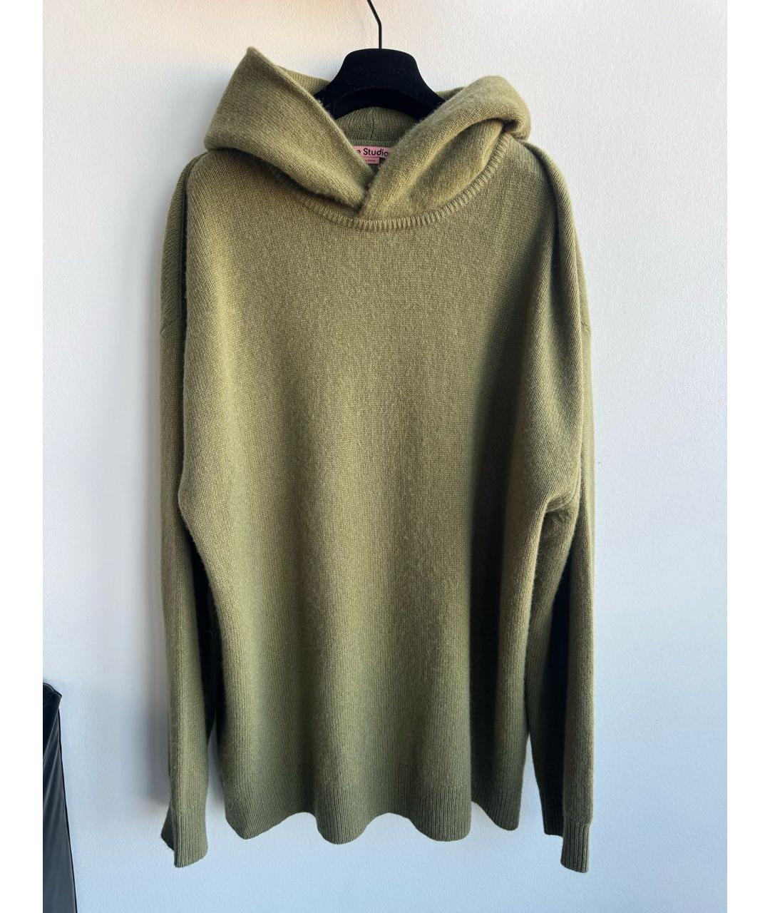 ACNE STUDIOS Хаки кашемировый джемпер / свитер, фото 9