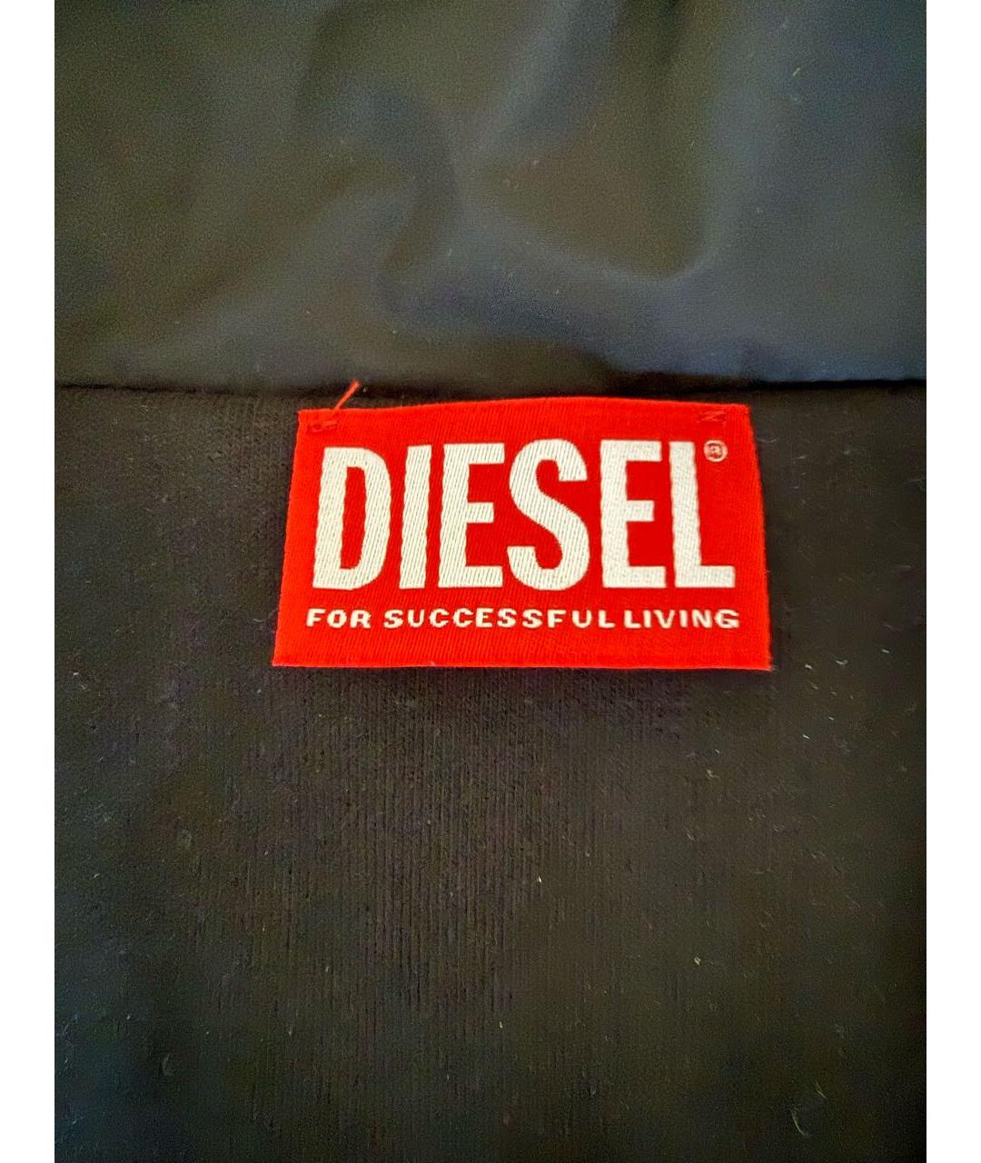 DIESEL Черная полиэстеровая куртка, фото 3