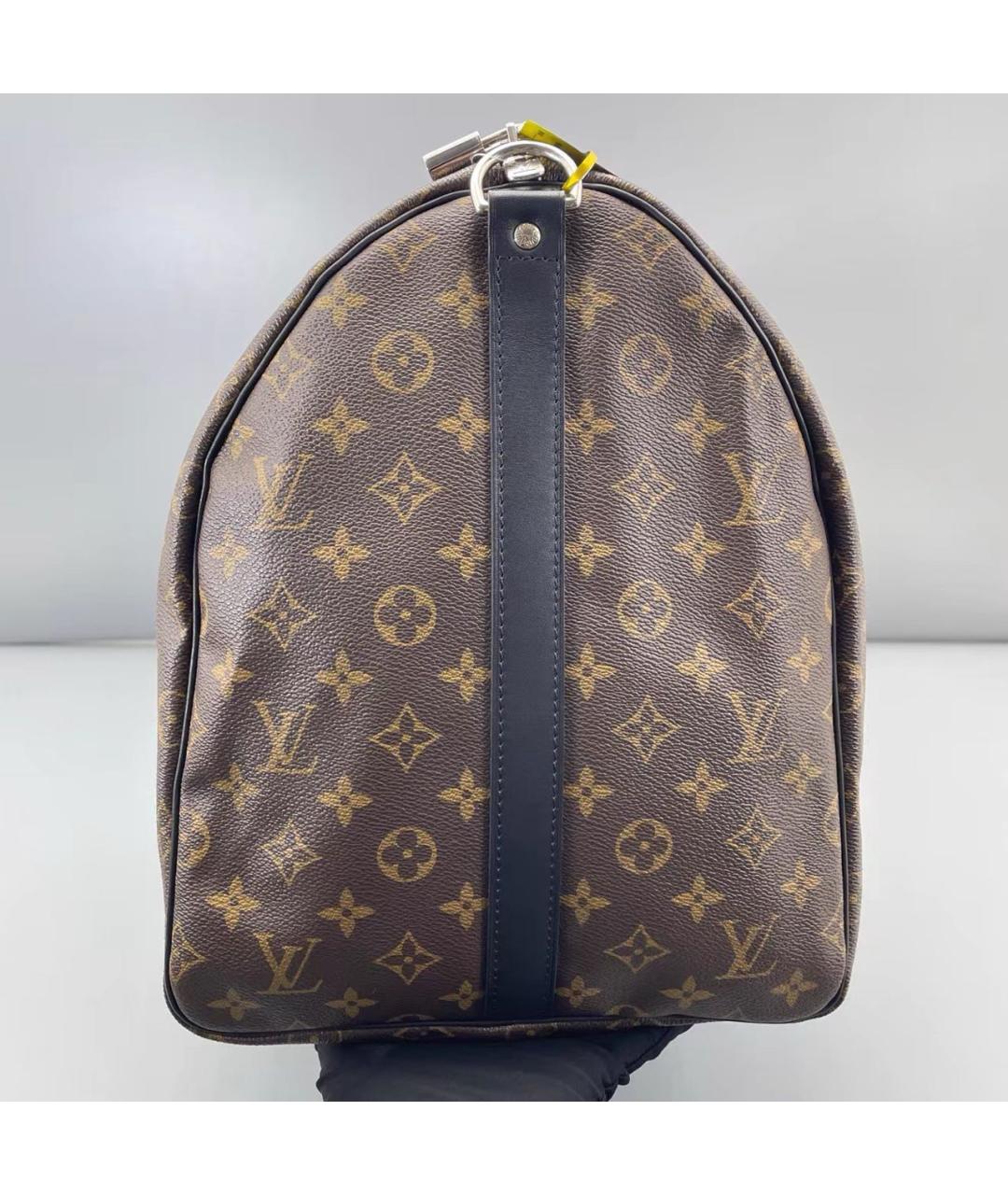 LOUIS VUITTON Коричневая кожаная дорожная/спортивная сумка, фото 2