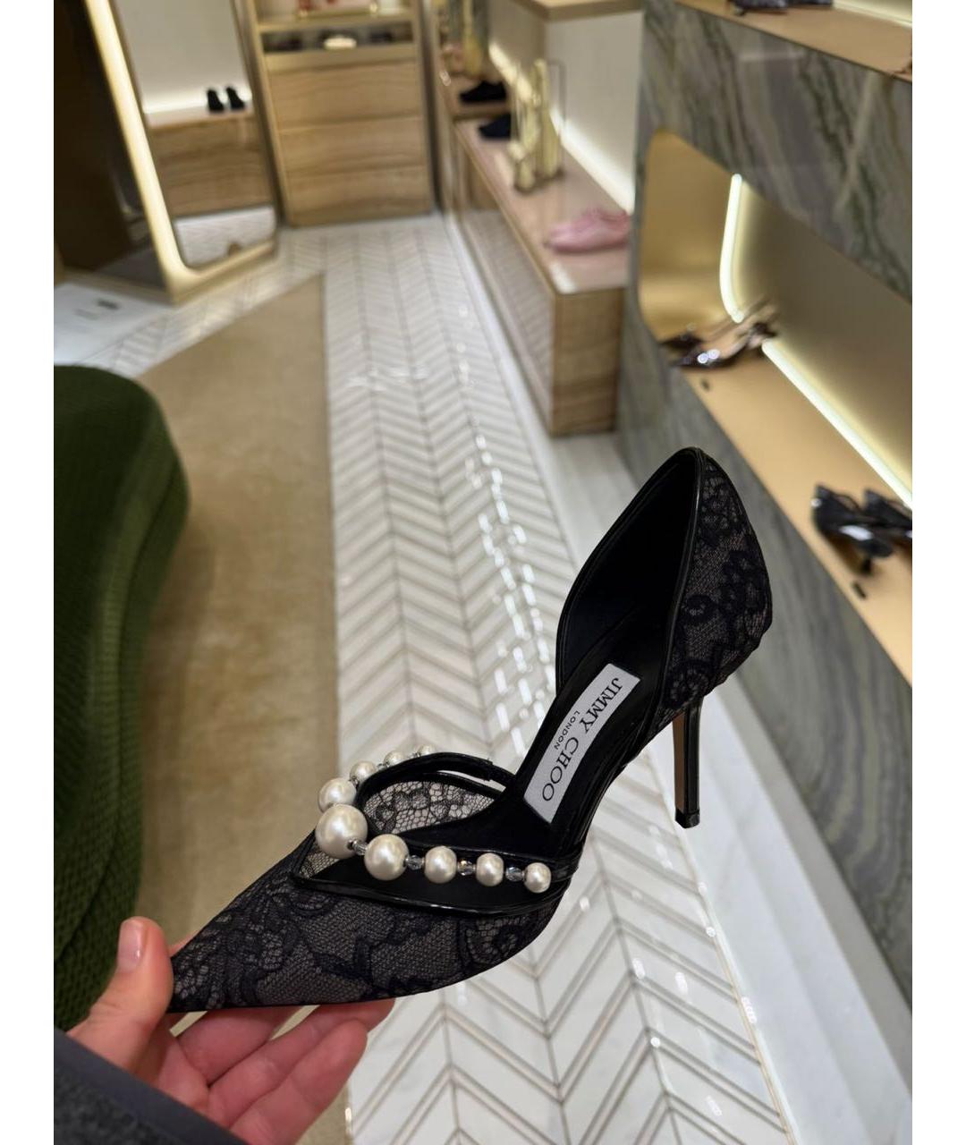 JIMMY CHOO Черные туфли, фото 4