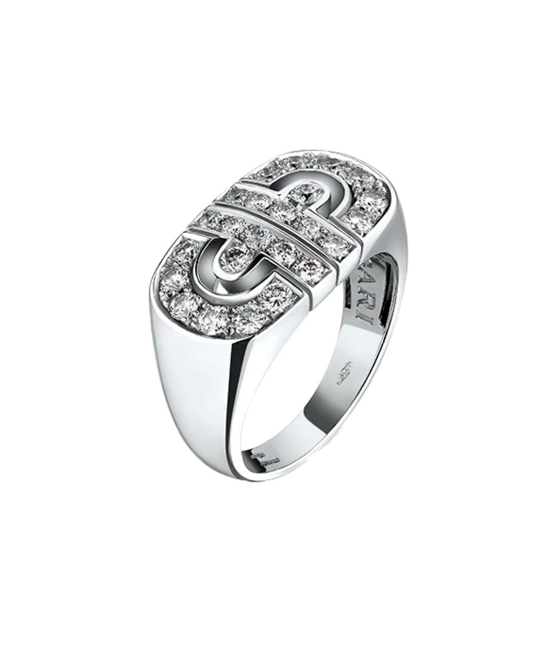 BVLGARI Серебряное кольцо из белого золота, фото 4