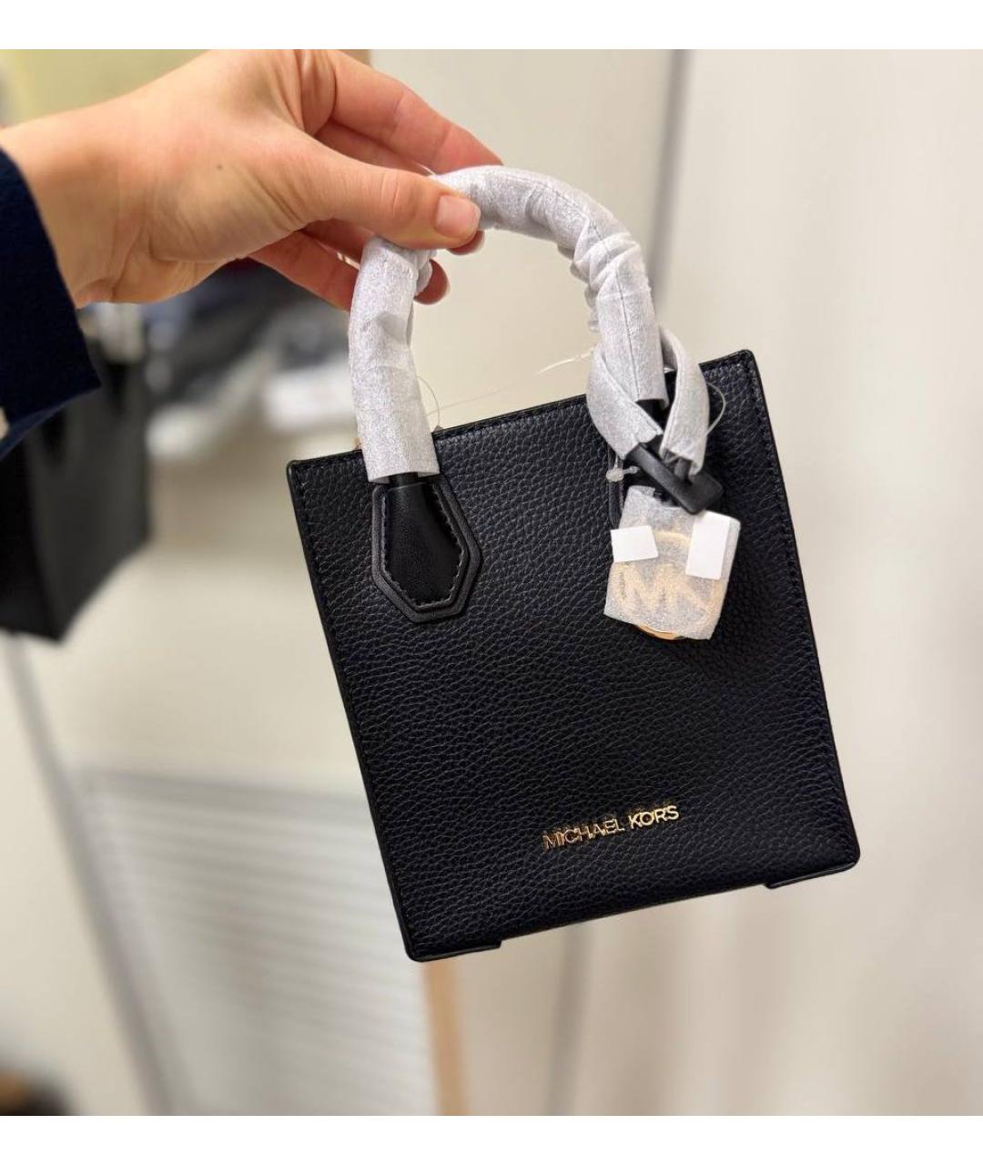 MICHAEL KORS Черная сумка через плечо, фото 3