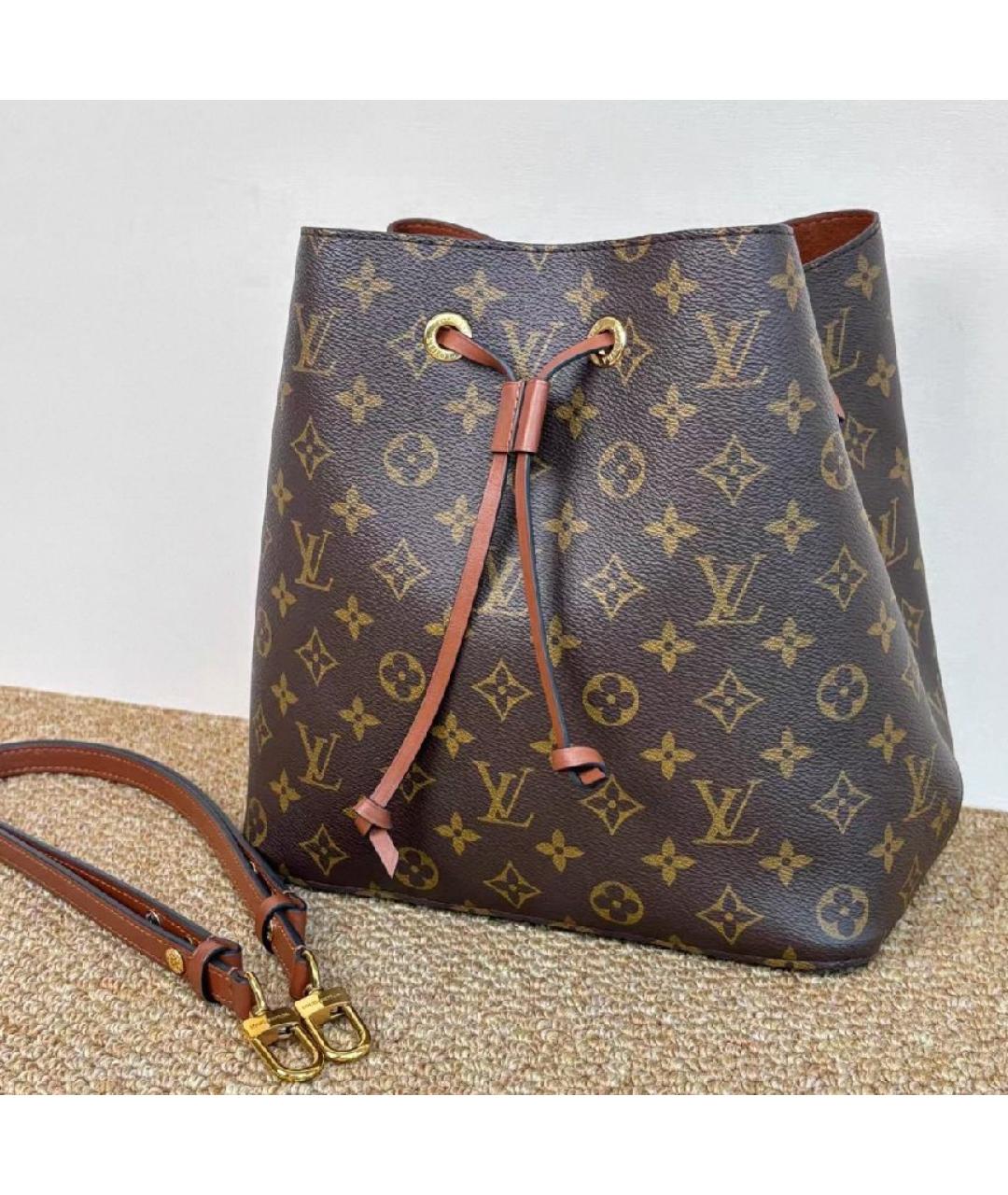 LOUIS VUITTON Коричневая сумка через плечо, фото 2