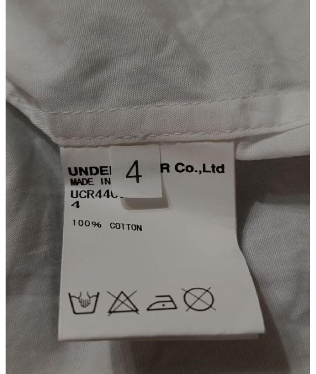 UNDERCOVER Белая хлопковая рубашка, фото 8