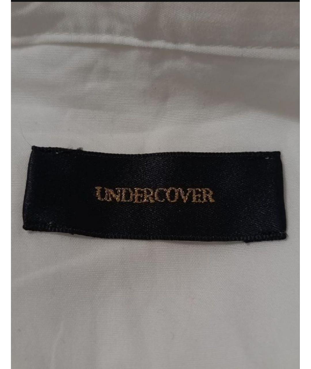 UNDERCOVER Белая хлопковая рубашка, фото 7