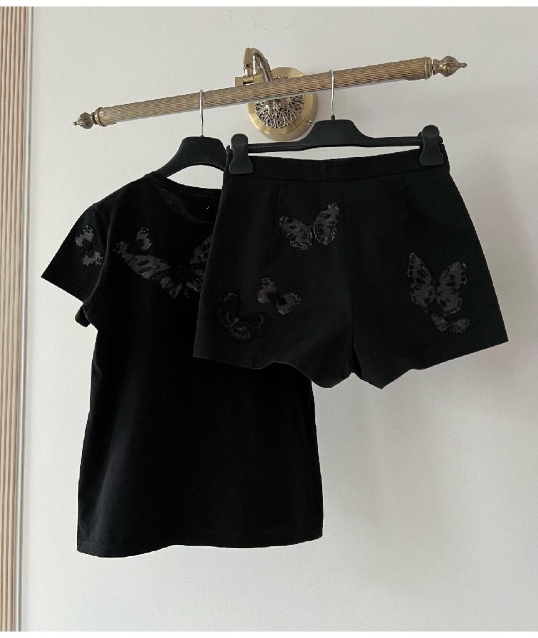 VALENTINO Черная футболка, фото 2