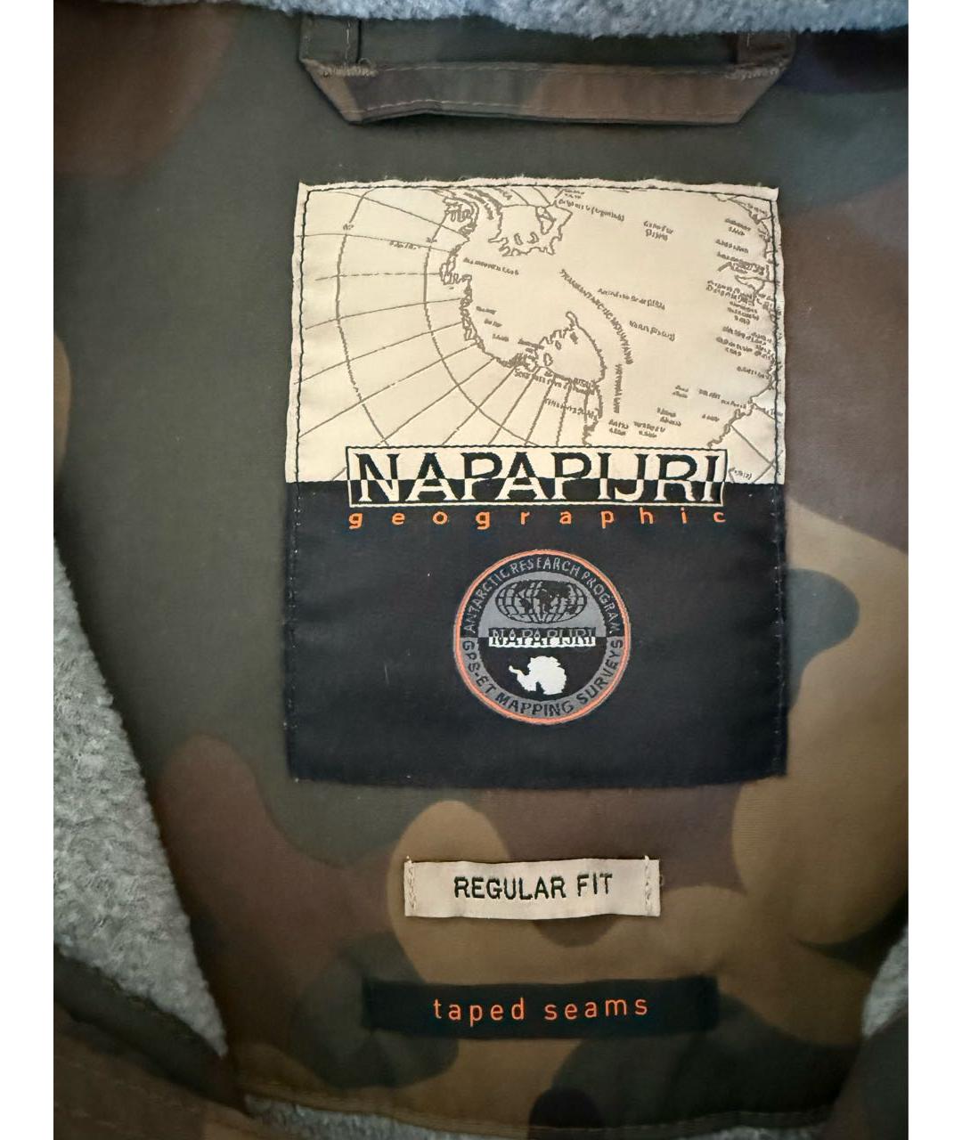 NAPAPIJRI Хаки полиэстеровая куртка, фото 3