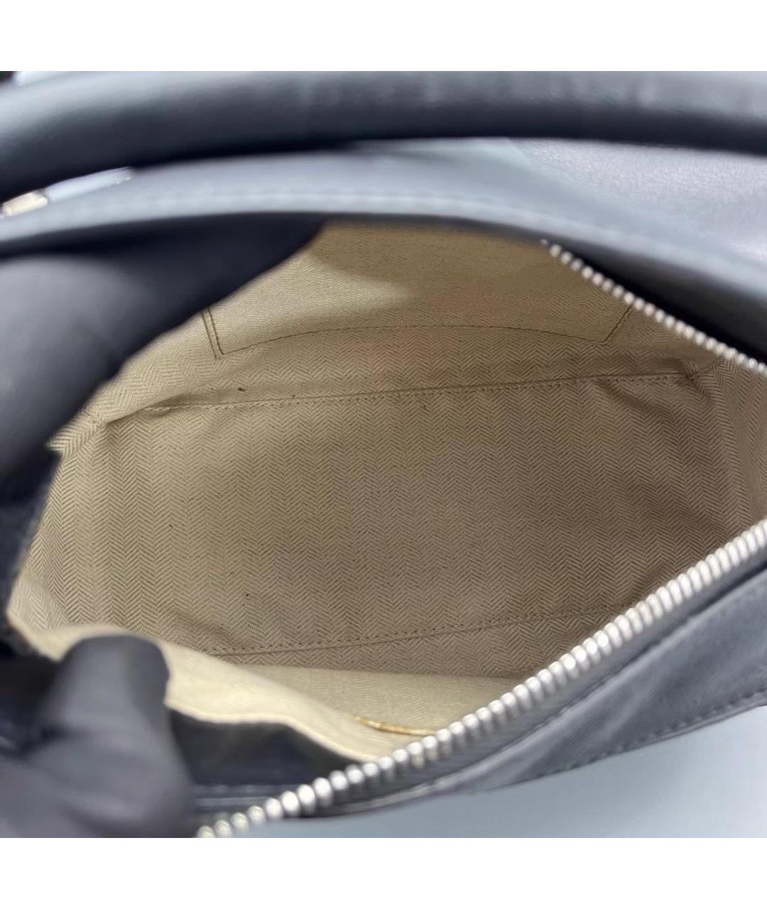 LOEWE Черная кожаная сумка через плечо, фото 8