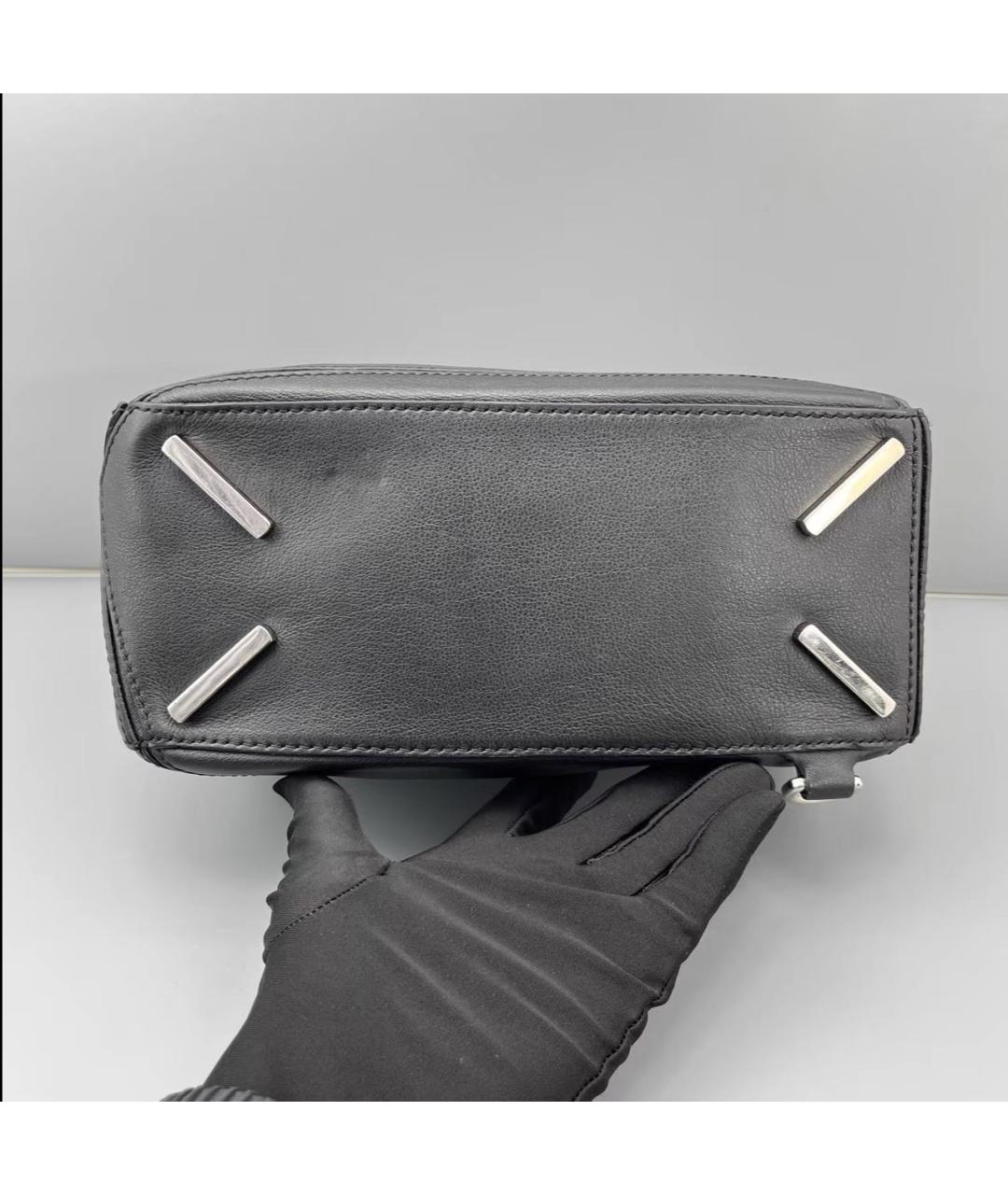 LOEWE Черная кожаная сумка через плечо, фото 4