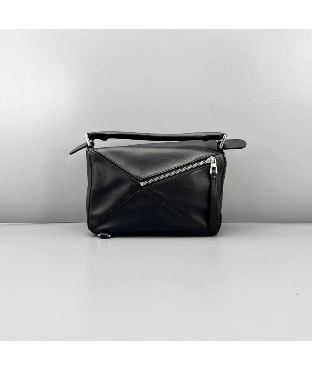 LOEWE Черная кожаная сумка через плечо, фото 2