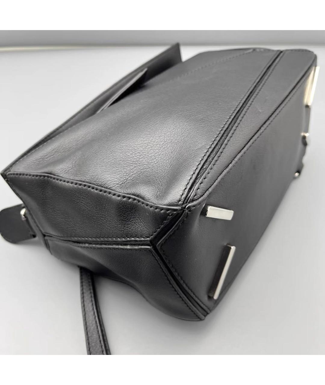 LOEWE Черная кожаная сумка через плечо, фото 7