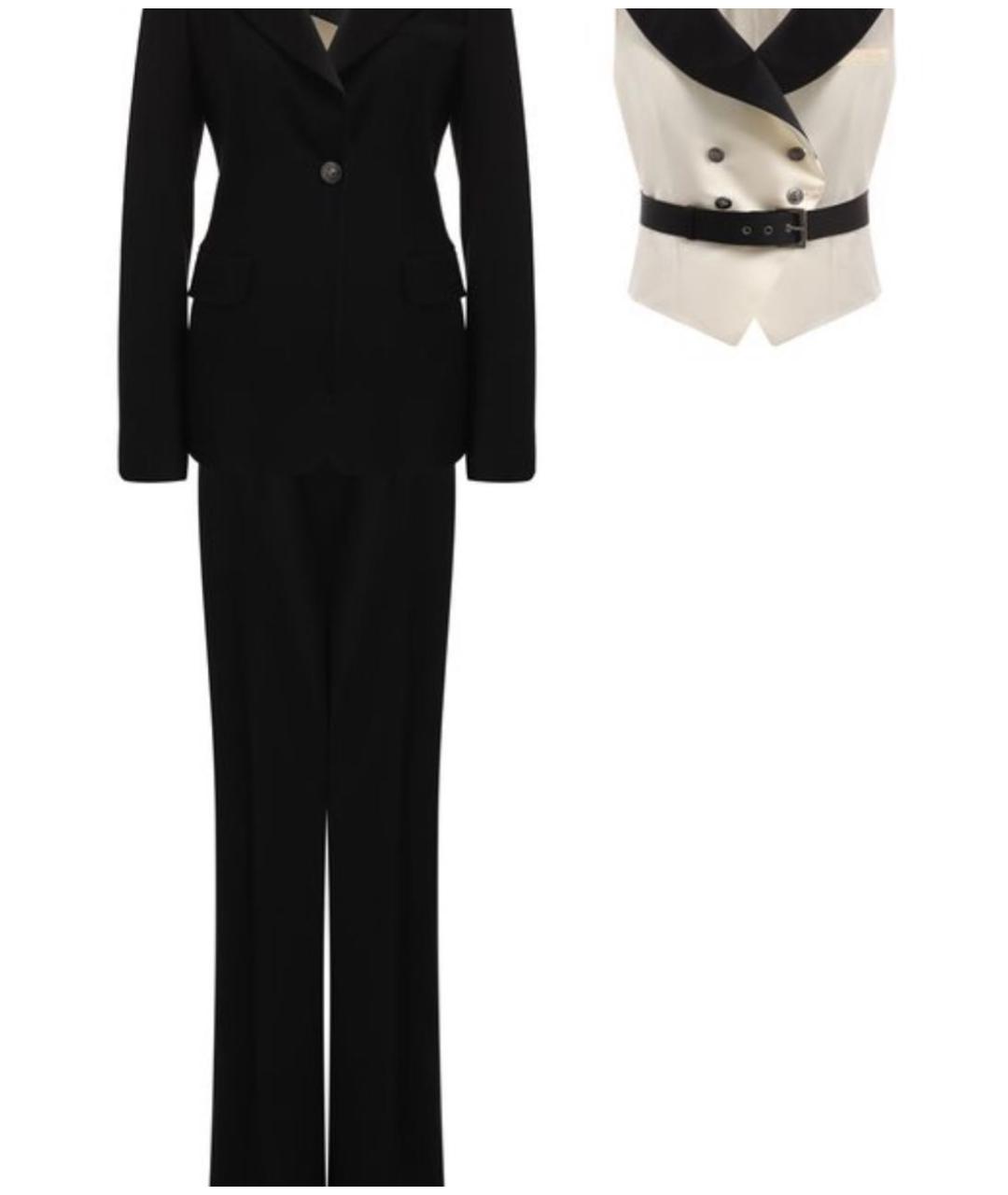 CHANEL Черный шерстяной жакет/пиджак, фото 9