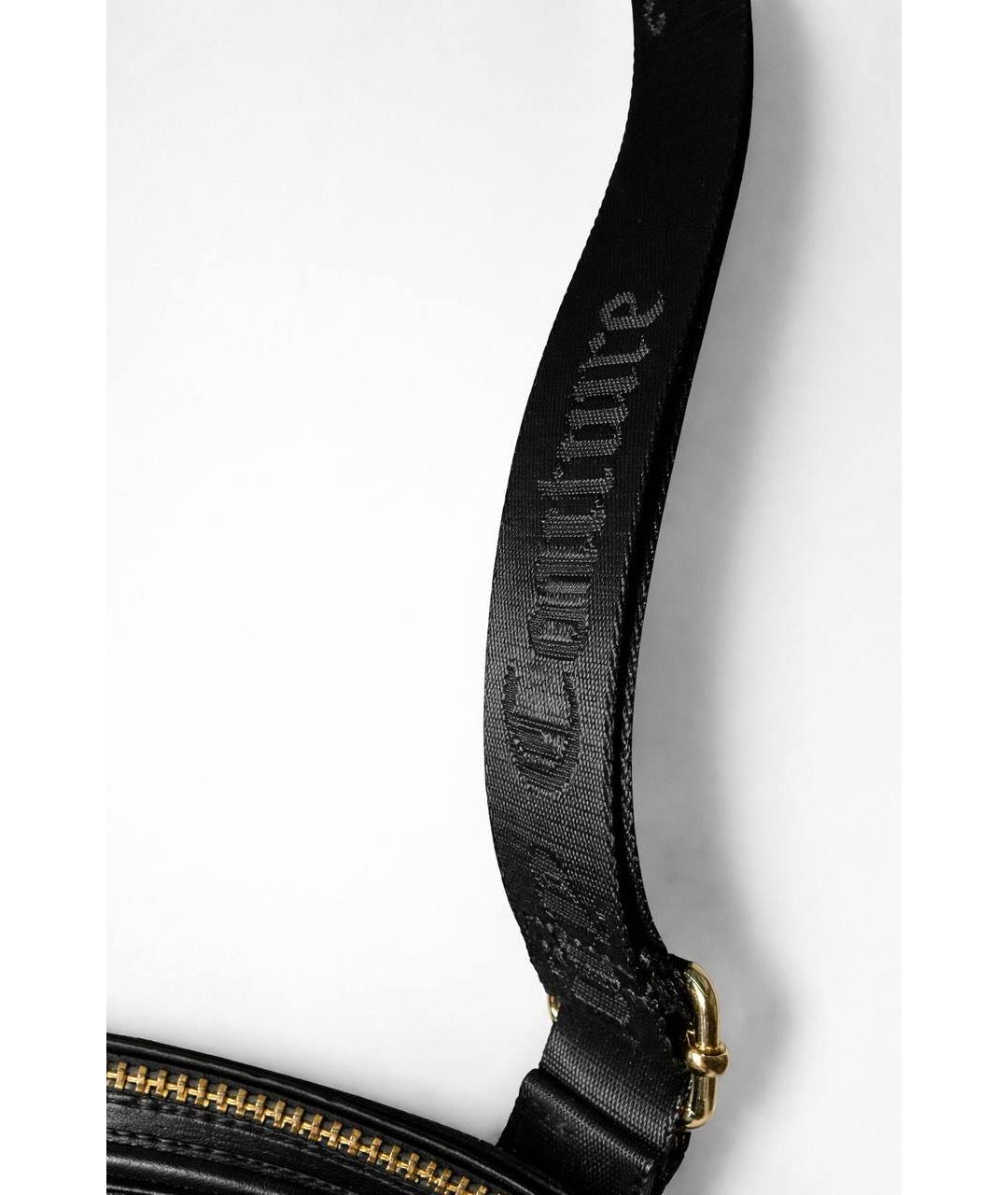 JUICY COUTURE Черная сумка через плечо из искусственной кожи, фото 6