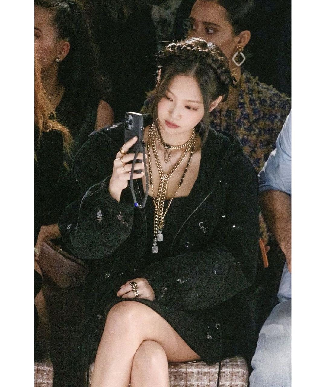 CHANEL Золотой металлический чокер, фото 5