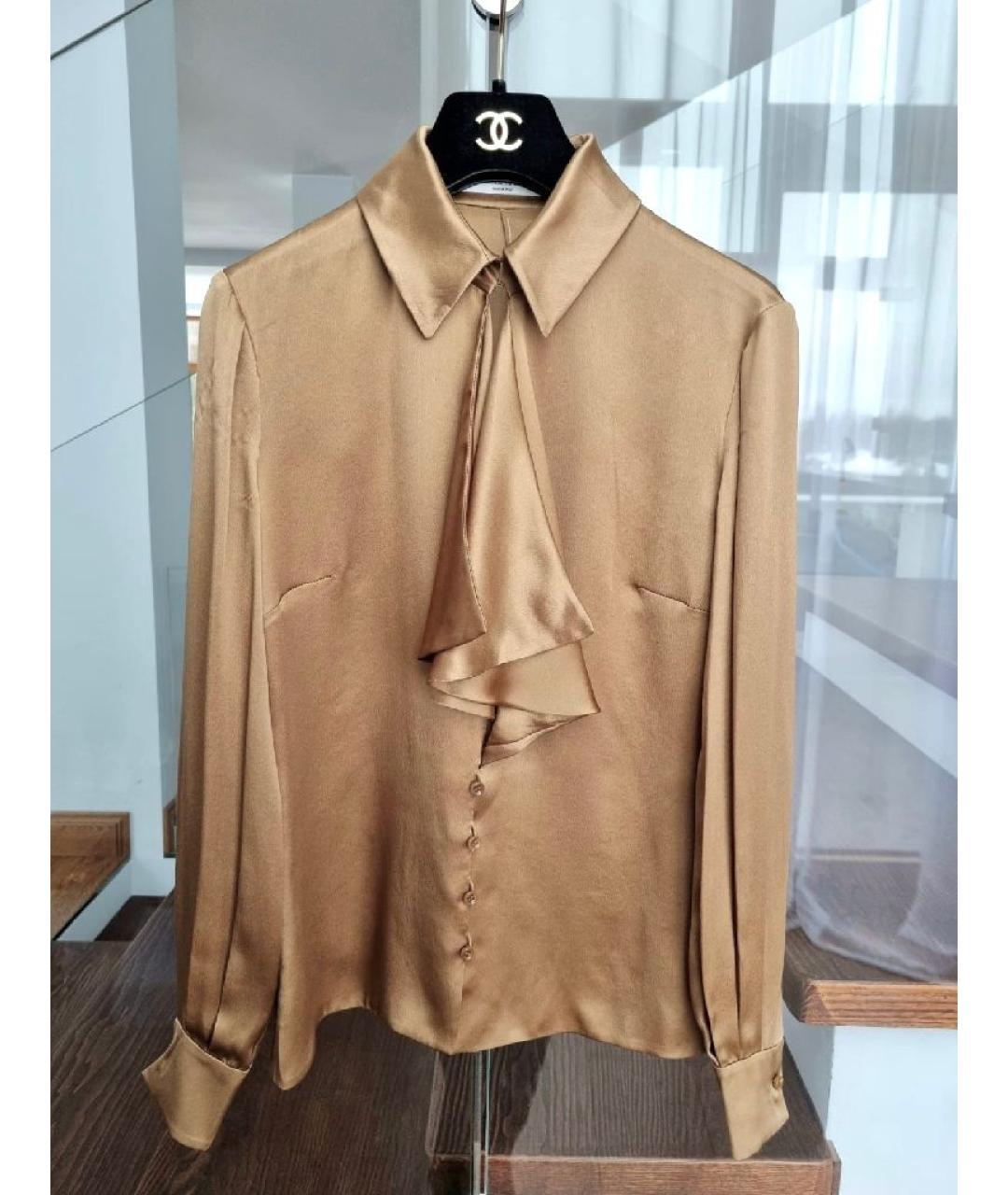 VALENTINO Золотая рубашка, фото 8