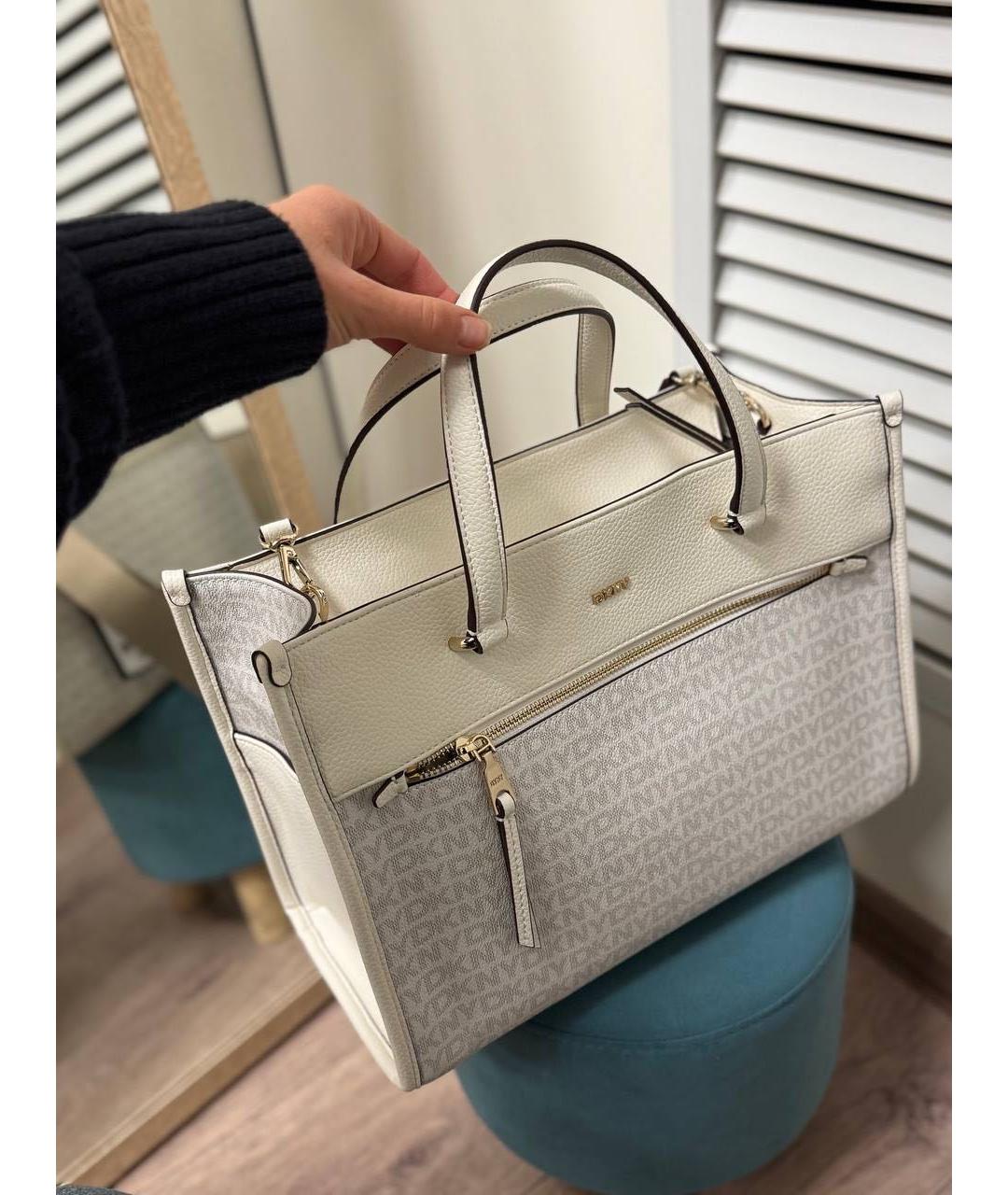 DKNY Серая сумка тоут, фото 4