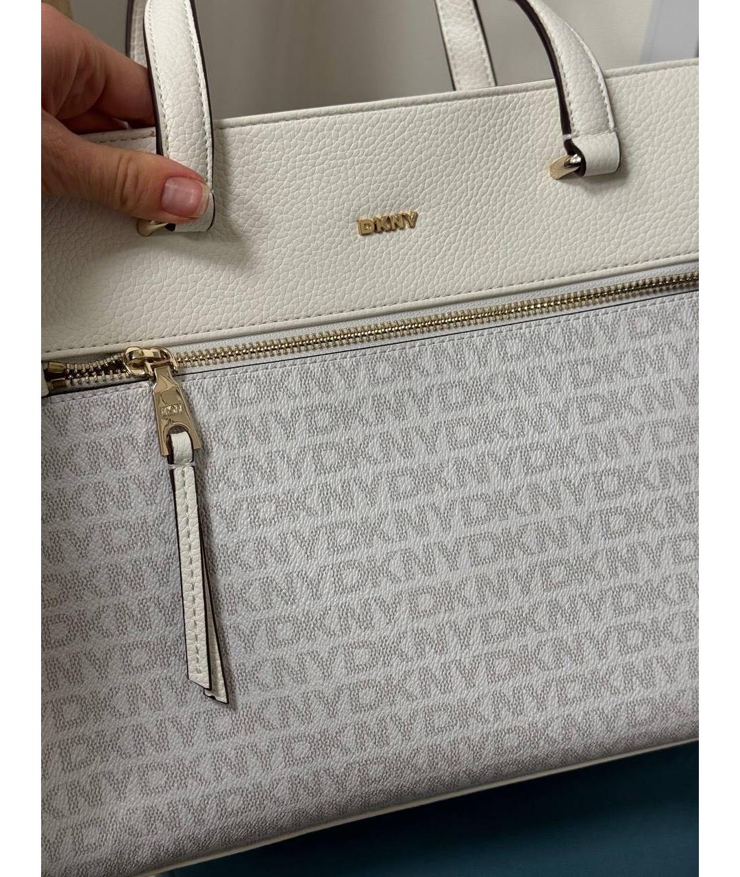 DKNY Серая сумка тоут, фото 7