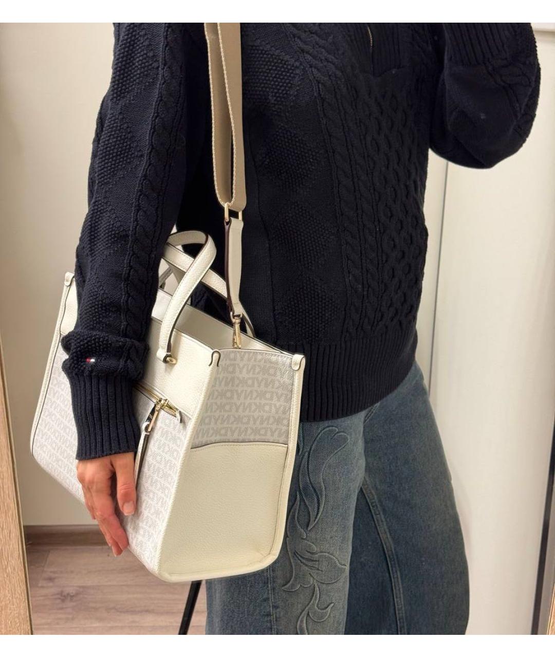 DKNY Серая сумка тоут, фото 2