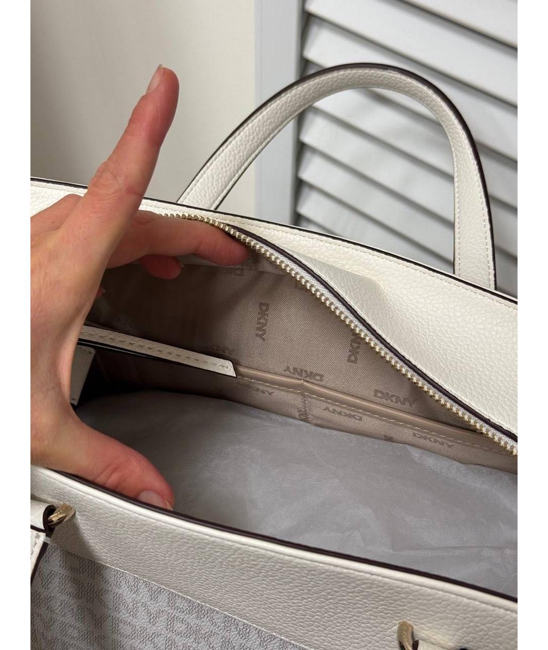 DKNY Серая сумка тоут, фото 5