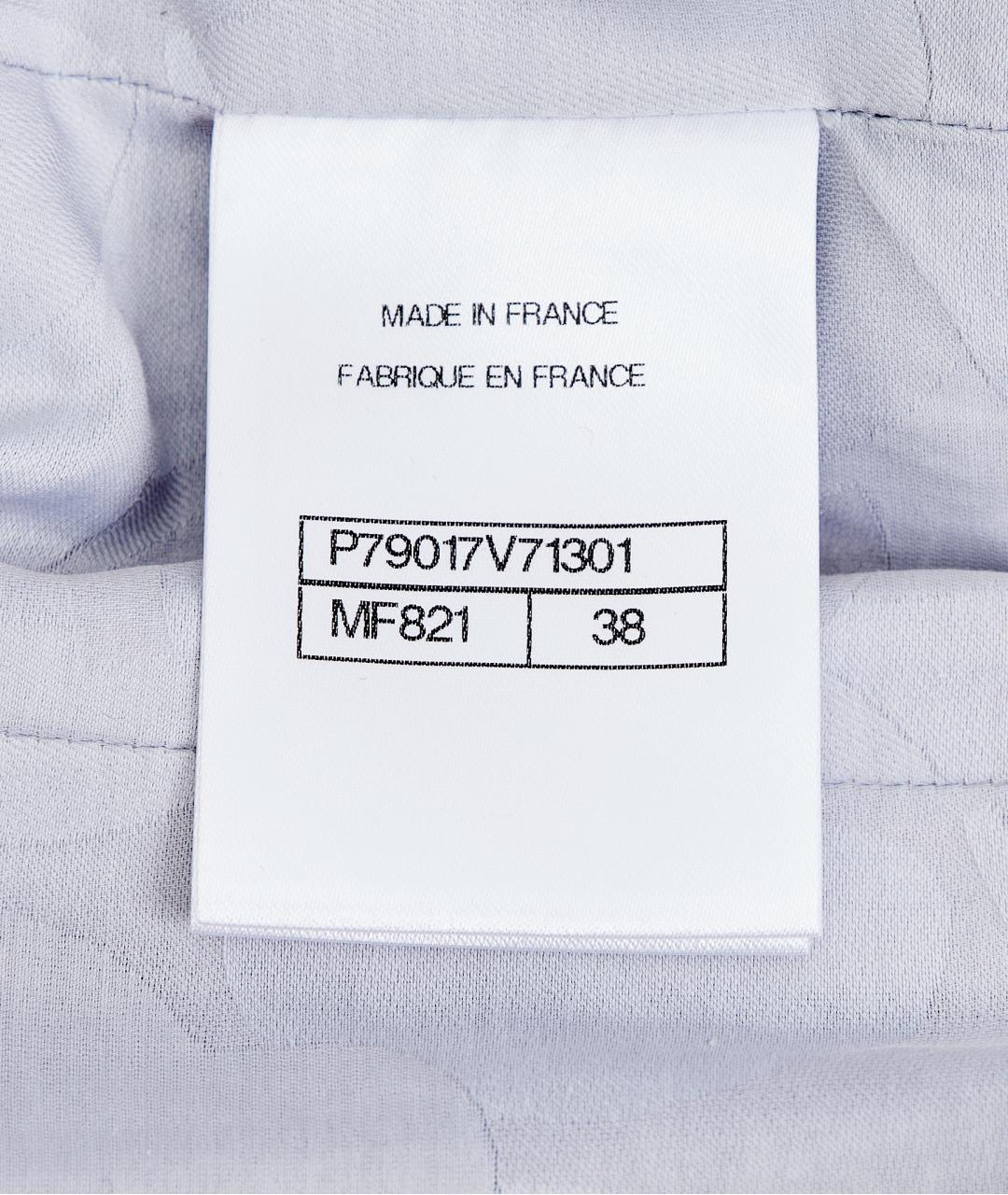 CHANEL Серый твидовый жакет/пиджак, фото 8