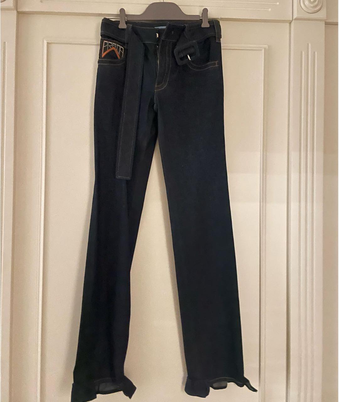 PRADA Темно-синие прямые джинсы, фото 5