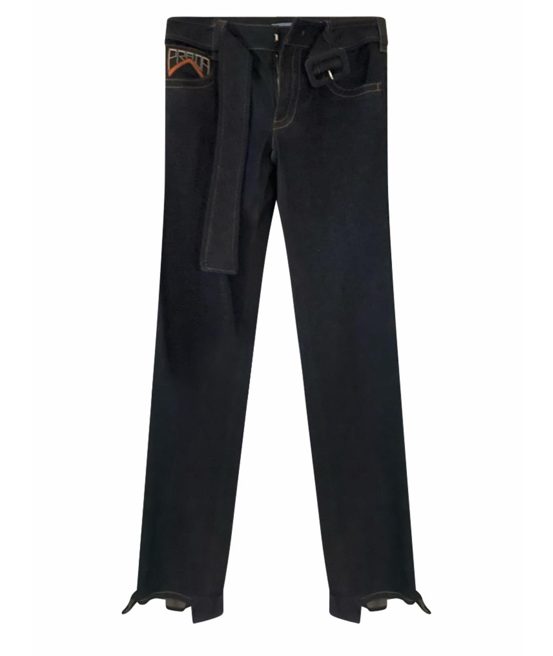 PRADA Темно-синие прямые джинсы, фото 1