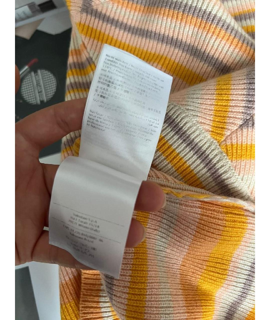 VALENTINO Золотой джемпер / свитер, фото 7