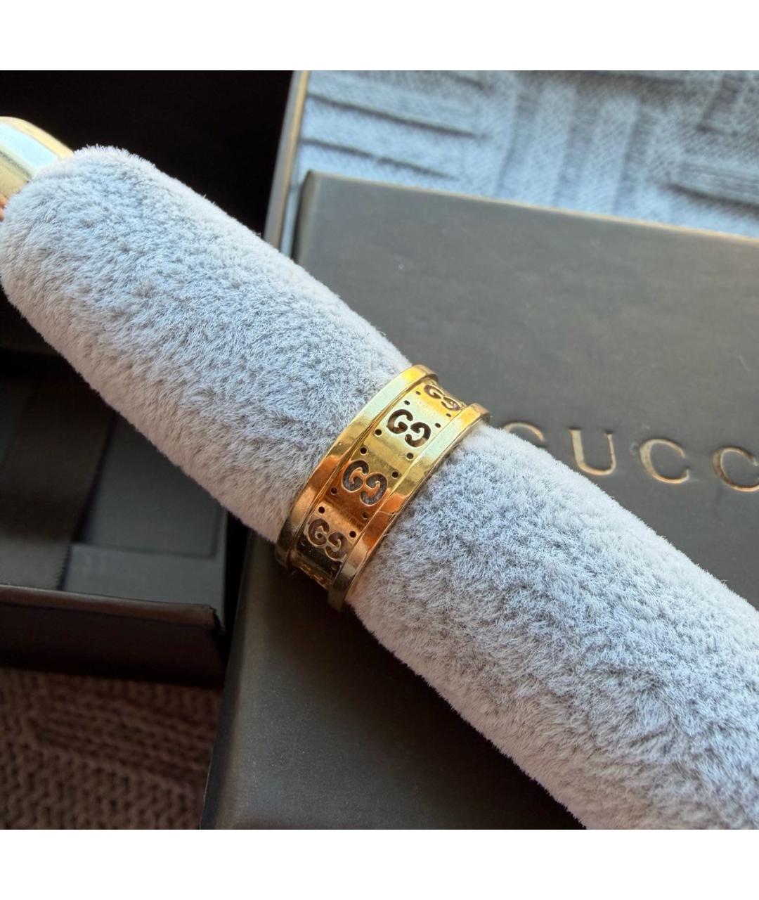 GUCCI Золотое кольцо из желтого золота, фото 8