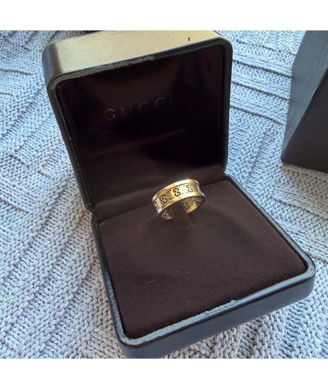 GUCCI Золотое кольцо из желтого золота, фото 3