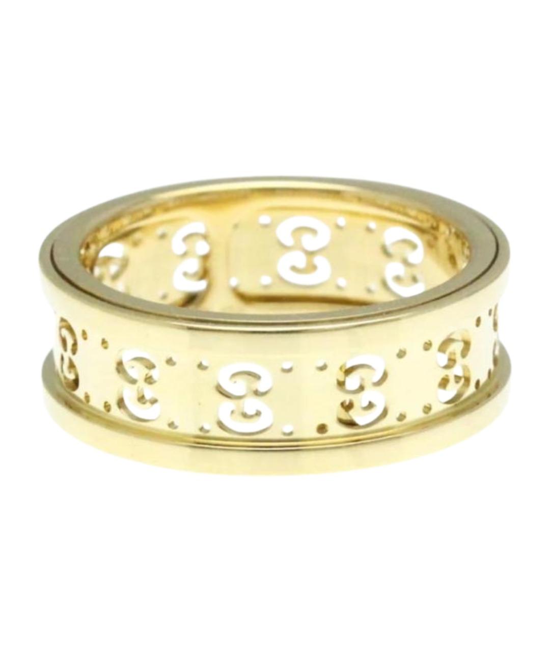 GUCCI Золотое кольцо из желтого золота, фото 1