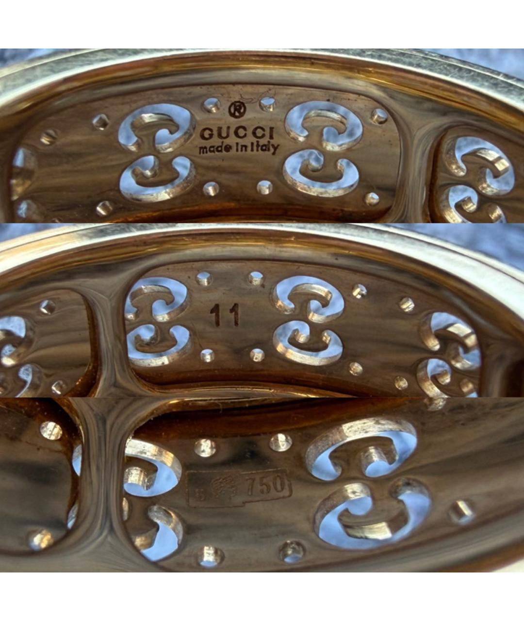 GUCCI Золотое кольцо из желтого золота, фото 7