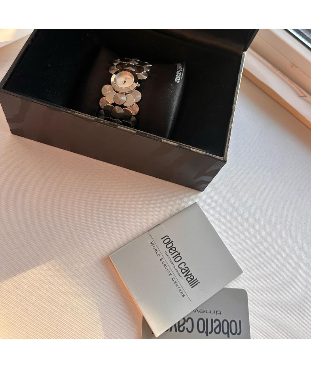 ROBERTO CAVALLI Серебряные часы, фото 4