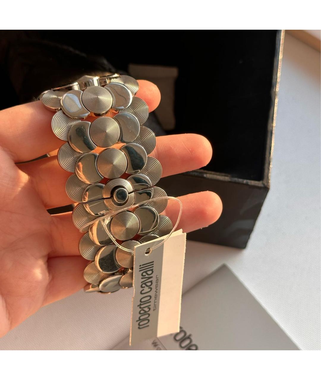 ROBERTO CAVALLI Серебряные часы, фото 3